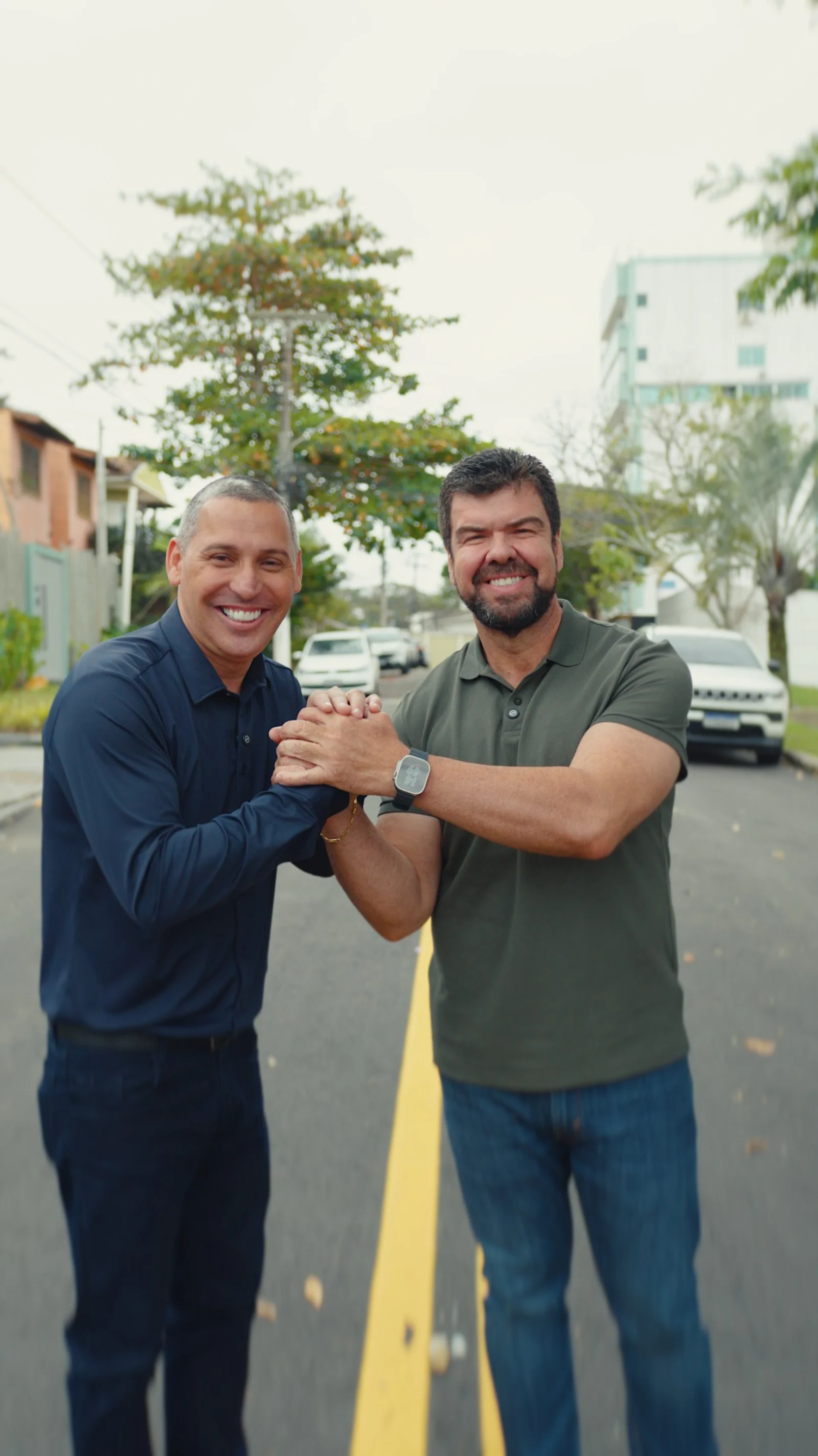 Alan Mansur e o prefeito Welberth Rezende hoje